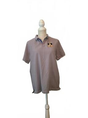 Disney 50th Anniversary Classic Fit Polo Shirt Gray Size 2XL